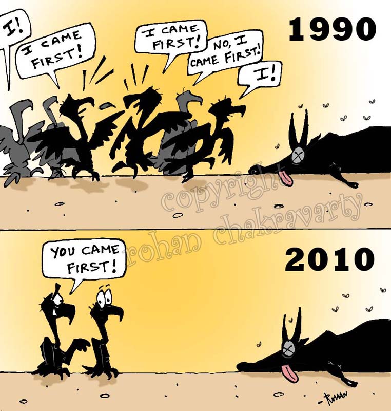 Vultures in India
Comic